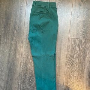 Green jcrew dress pants